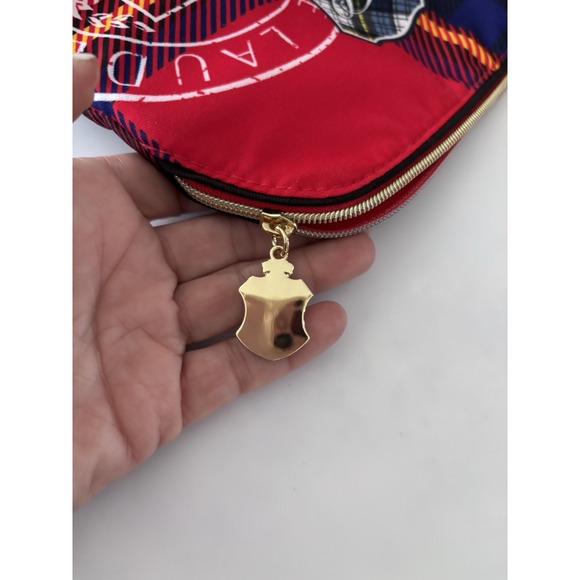 Two Estée Lauder Makeup Cosmetic Bags, Red And Blue One New Purple Has  Markings - Picture 6 of 9